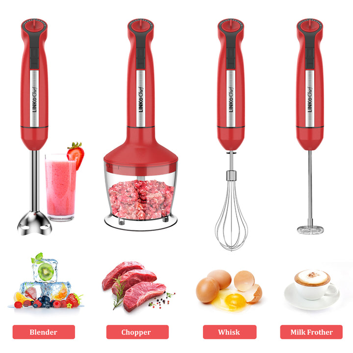  Immersion Hand Blender,5 in1 Emulsion Blender 800W 20