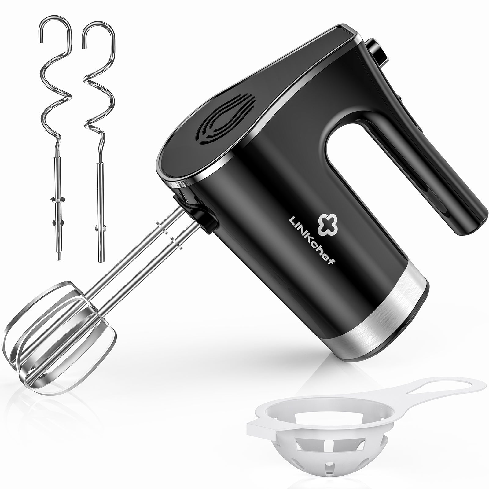 LINKChef Hand Mixer, 450W Electric Handheld Mixer, 5 Speed Electric Mi