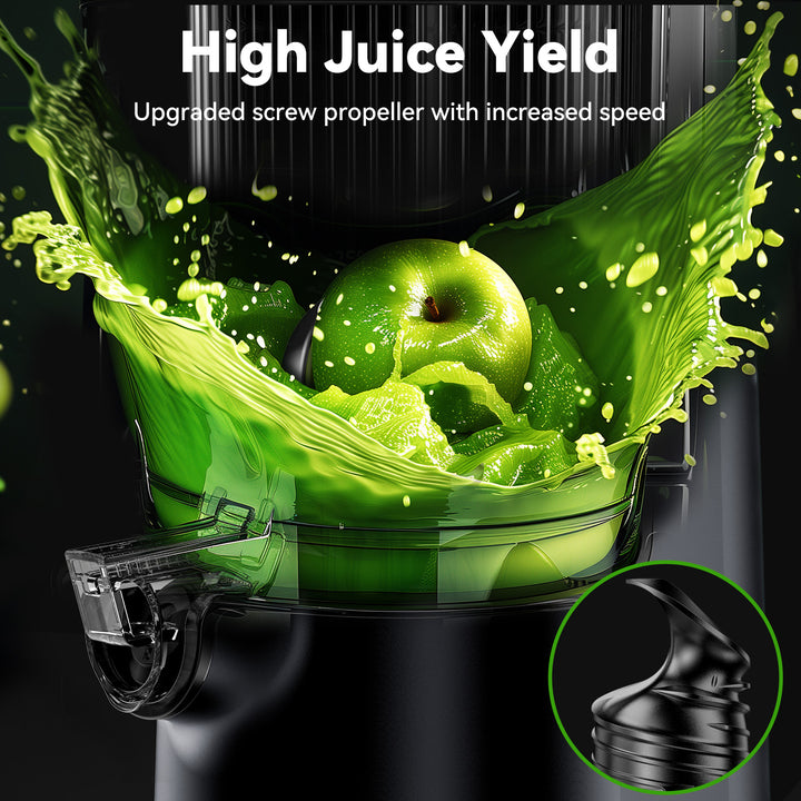 LINKChef Juicer Machine, Slow Masticating Machines with Extra Lar