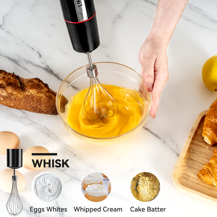 LINKChef Immersion Blender, 1000W 20-Speed 5-in-1 Immersion Hand Blend