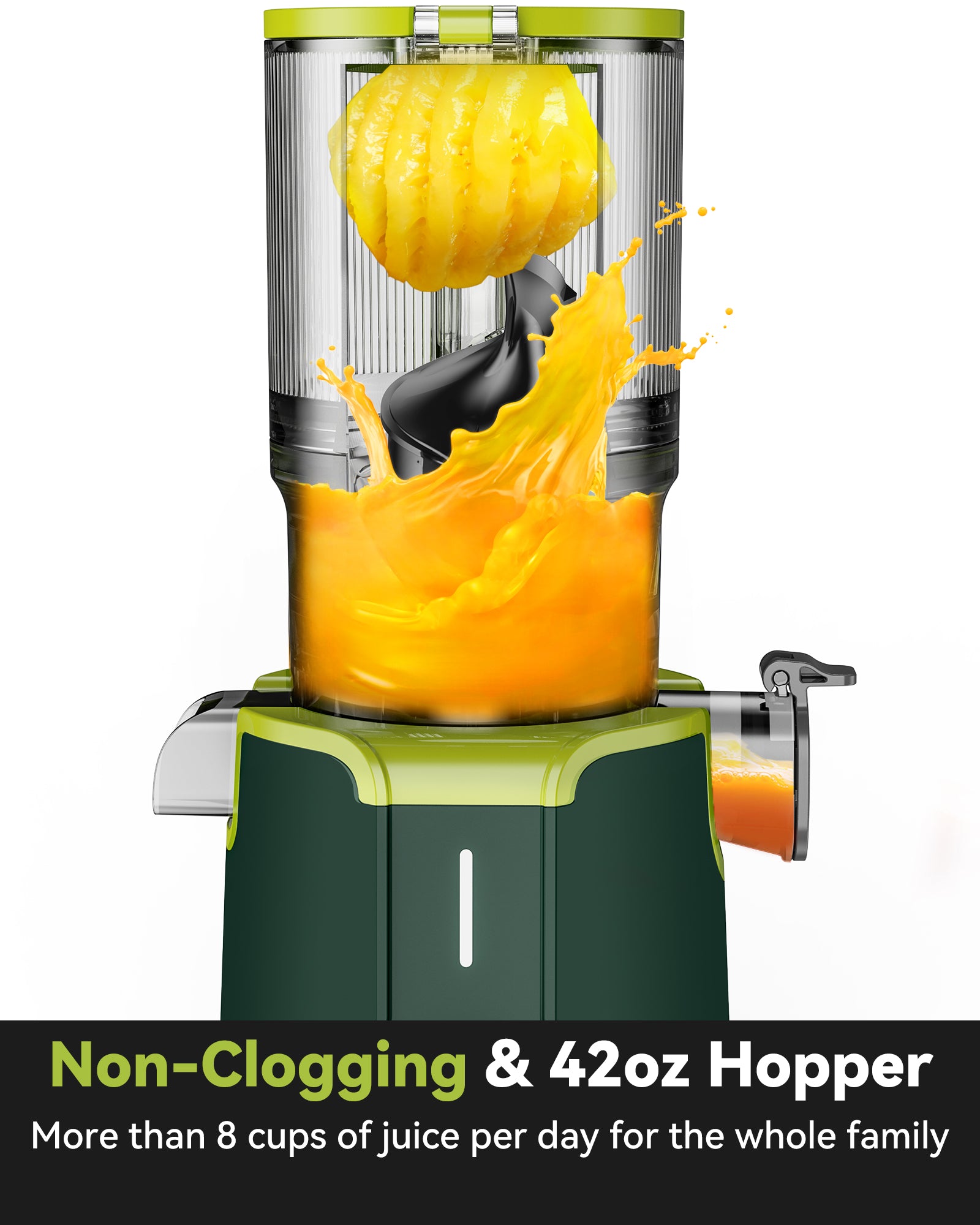 Rush Clear™ Cold Press Jucier, Large 4.35