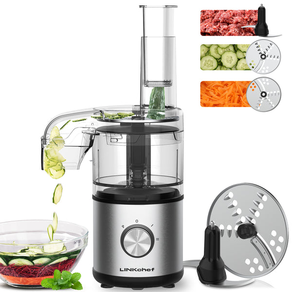 LINKChef Food Processors, Small Meat Grinder & Food Chopper Electric Vegetable Chopper, 350 W