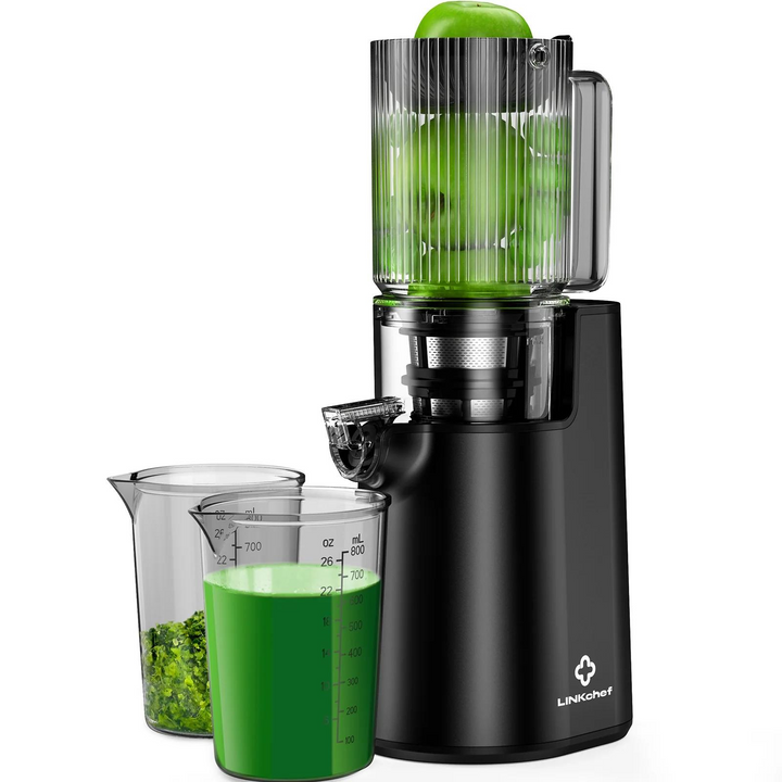 4.1"  Reversible Large Feed Chute Cold Press Juicer (Two Colors Availavble) LINKChef