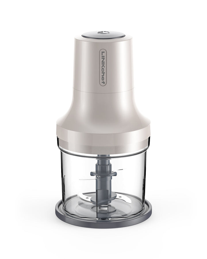 Mini Electric Food Processor, 2Cup/500ML,  4 Bi-Level Blades, 260W (2 Colors Available). LINKChef