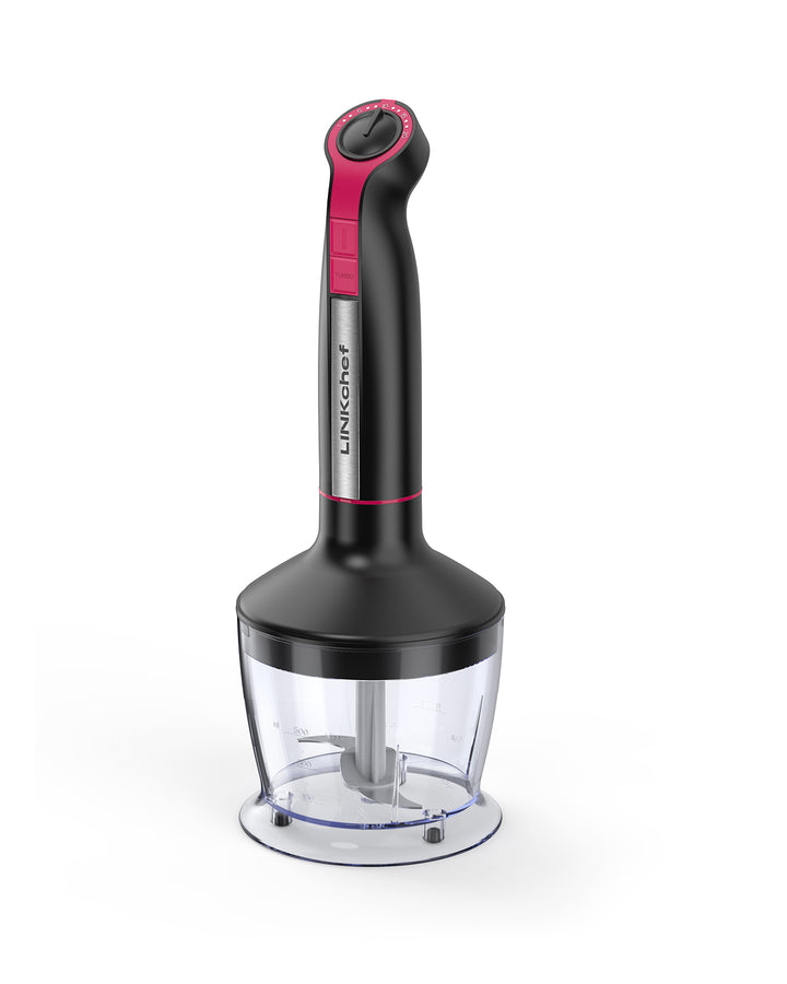 LINKChef Immersion Blender, 1000W 20-Speed 5-in-1 Immersion Hand Blend